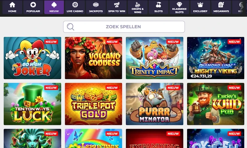 GoldRun Casino spelletjes