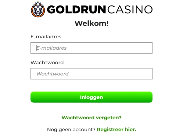 GoldRun Casino inloggen